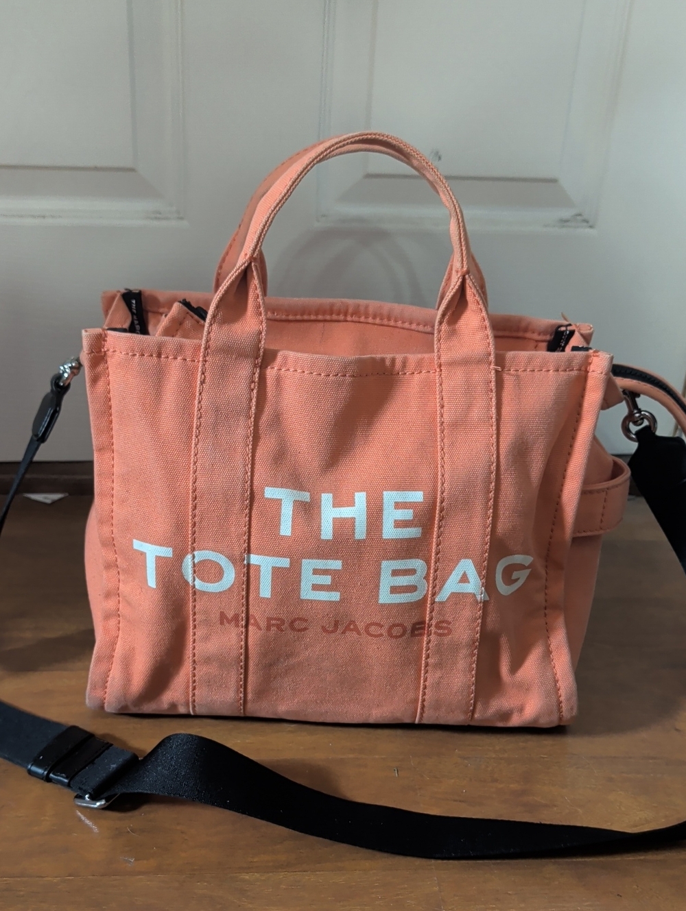 Marc Jacobs Coral Canvas The Tote Bag
